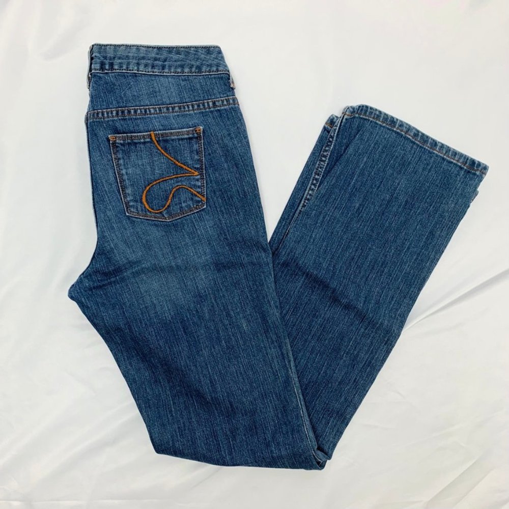 Vera Wang Simply Vera Boot Cut Medium Wash Jeans Size 6